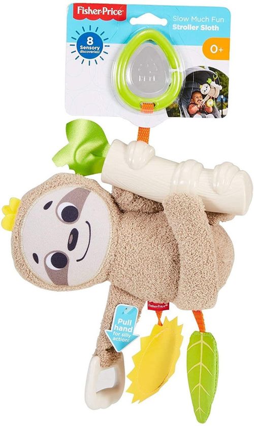 купить Игрушка-подвеска Fisher Price FXC31 Мягкая игрушка-подвеска ленивец в Кишинёве 