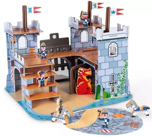 cumpără Set de creație Janod J08582 Fortified Palace Playset 3D în Chișinău 