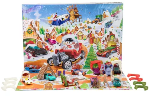 купить Машина Hot Wheels JCB47 Calendarul Advent 2025, scara 1:64 в Кишинёве 