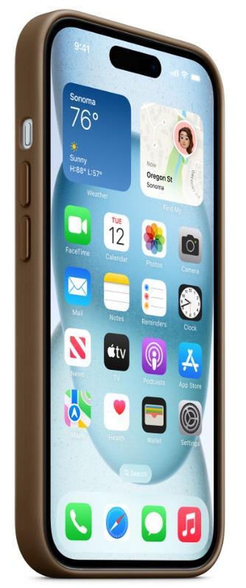 купить Чехол для смартфона Apple iPhone 15 FineWoven MagSafe Taupe MT3C3 в Кишинёве 