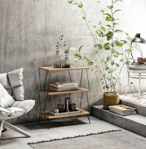 cumpără Măsuţă cafea Trendy Lazandos, Pin 48x75x31cm în Chișinău 