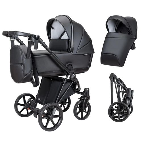 cumpără Сărucior pentru copii Angelina Carucior 2in1 Enigma Eco Black Ecco-10 în Chișinău 