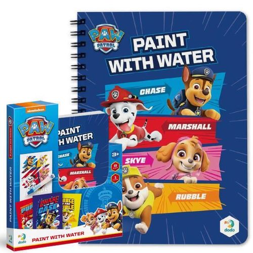 купить Набор для творчества Dodo 200444 Set de colorat cu apă Patrula cățelușilor, 8 pagini в Кишинёве 