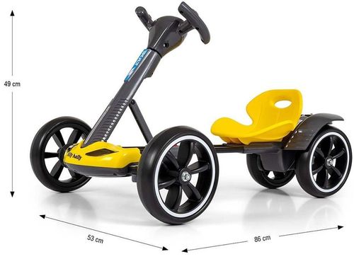 купить Электромобиль Milly Mally 59539 Электро go-kart Bolt LED yellow в Кишинёве 