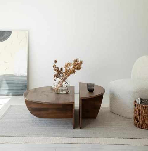 cumpără Măsuţă cafea Trendy Neptun, Nuc, set în Chișinău 