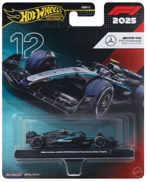 cumpără Mașină Hot Wheels JKD92 Mașinuță de colecție Premium Mercedes-Benz: Kimi Antonelli #12, 1:64 în Chișinău 