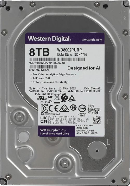 купить Жесткий диск HDD внутренний Western Digital WD8002PURP в Кишинёве 