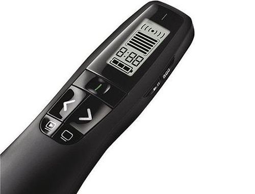 купить Logitech R700 Black Laser Presentation Remote 2.4 GHz wireless, Up to 30-meter range, Battery indicator, Red laser pointer, LCD display, 910-003506 в Кишинёве 