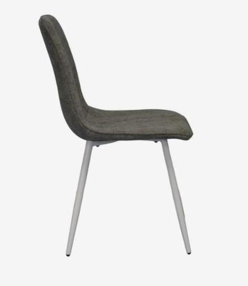 купить Комплект стол и стулья Evelin di Costacurta стол Raffles Round White + 4 стула YTC-078Wh UF885-14 Grey в Кишинёве 