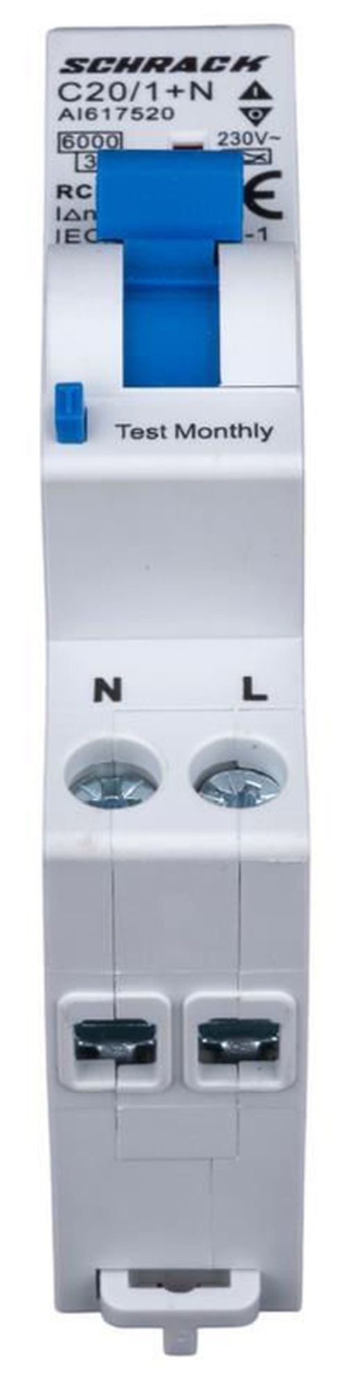 купить Автомат дифференциальный Schrack Technik AI617516 (RCBO) Тип A, C 16/003A, 1+N, один модуль, 6 кА в Кишинёве 