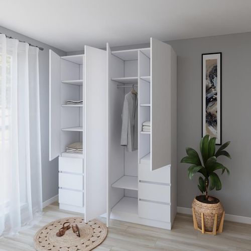 cumpără Dulap Smartex (15922) N17 160cm Alb în Chișinău 