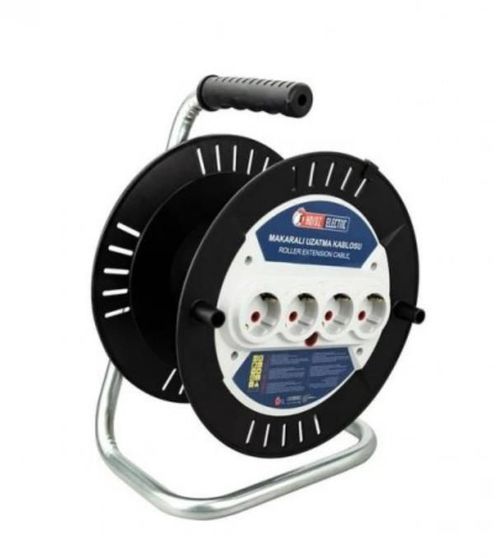 купить Удлинитель электрический TEB Electrik 72317 Prelungitor cu tambur, 30m, 4 prize, 3x1.5mm² 9A (310.030.101) в Кишинёве 