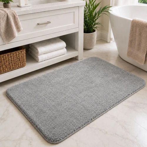 купить Коврик для ванной Hydro S 0440182 SUPER SOFT, gri, 40x60cm в Кишинёве 