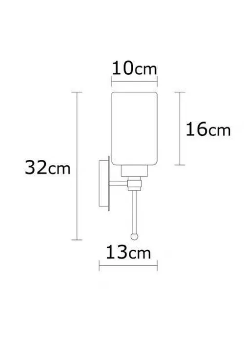 cumpără Candelabru de perete Trendy Balcova-N-344, 12x32x12cm în Chișinău 