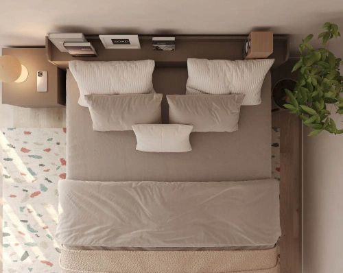 купить Кровать MebelStar NEO 160x200 Cashmere (MBS-1134) в Кишинёве 