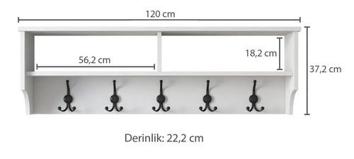cumpără Mobilă pentru antreu Trendy P2-439, 120x37x22cm (GTR001413) în Chișinău 