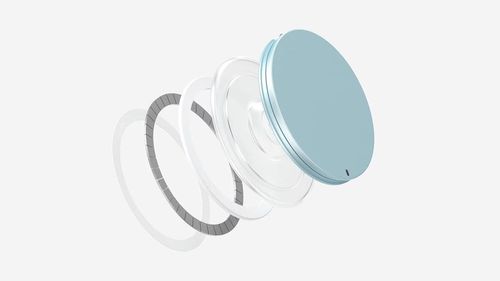 купить Аксессуар для моб. устройства Samsung GP-TOU02 Magnet Mirror Tok Blue в Кишинёве 