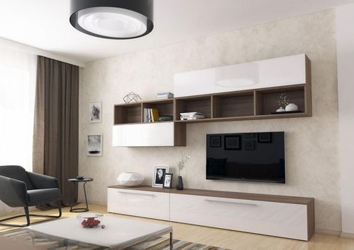 купить Стенка Indart Livingul Kubo 11 (300x43x210) в Кишинёве 