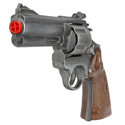 купить Игрушечное оружие Gonher 3127/1 Revolver Politie argintiu (12 gloante), cod61607 в Кишинёве 