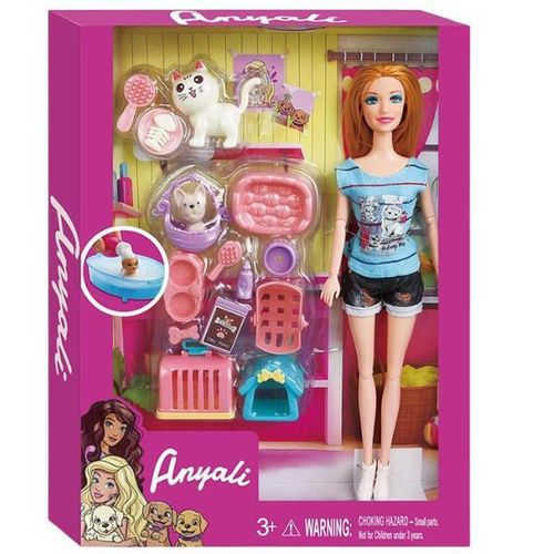 cumpără Păpușă Essa 307-3 Păpușă în set cu animale de companie în Chișinău 