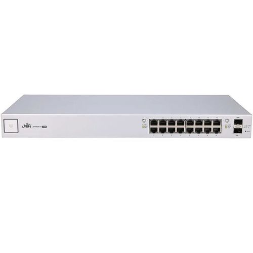 cumpără Ubiquiti UnFi Switch 16 (US-16-150W), 16-Port Gigabit RJ45, 2-ports SFP, 150W, POE+ IEEE 802.3at/af and 24V Passive PoE, PoE Output 150W, Non-Blocking Throughput: 18 Gbps, Switching Capacity: 36 Gbps, Rackmountable(retelistica switch/сетевой коммутатор) în Chișinău 
