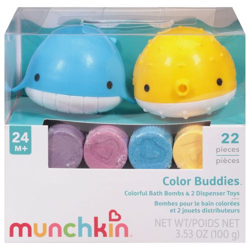 Jucarie pentru baie cu bombe colorate Munchkin Galaxy Buddies Rocket 