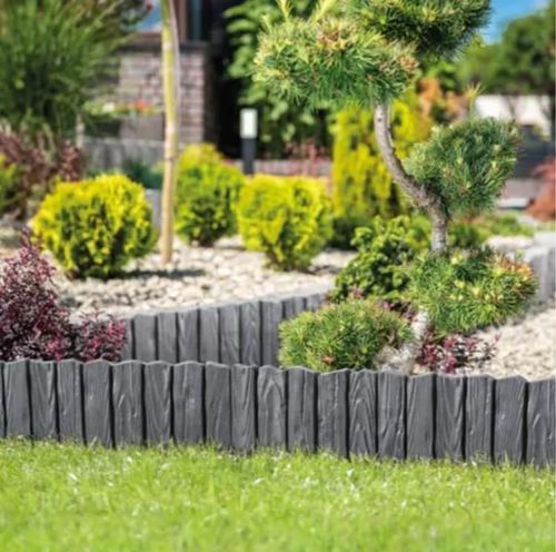 купить Декор для сада Hydro S Gard decorativ plastic Lemn, H=130mm, L=2.32m, Maro (0640398) в Кишинёве 