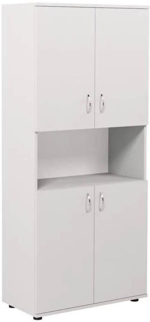 cumpără Dulap de birou Tisam Шкаф книжный полузакрытый 4-дверный 802х403х1816мм (0633) în Chișinău 