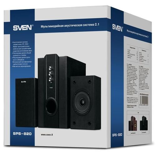 cumpără Boxe multimedia pentru PC Sven SPS-820 Black în Chișinău 