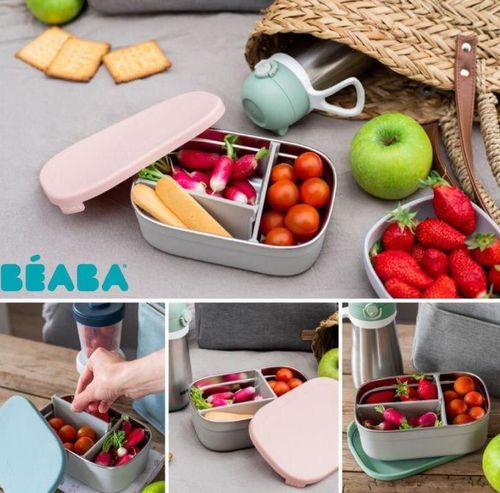 cumpără Container alimentare Beaba B914002 Caserola inox Powder Pink în Chișinău 