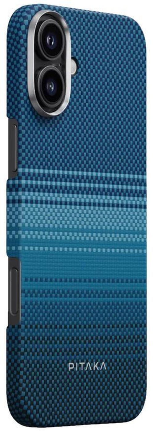 cumpără Husă pentru smartphone Pitaka Tactile Woven case for iPhone 16 Plus Moonrise (KI1601PMOM) în Chișinău 