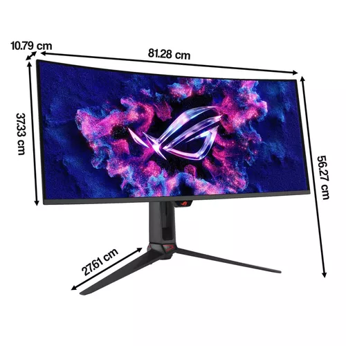 купить Монитор ASUS ROG Swift Tandem RGB QD-OLED PG34WCDN HDR500 Curved в Кишинёве 