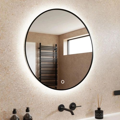 cumpără Oglindă baie Dubiel Vitrum ZOE Black 90 LED touch în Chișinău 