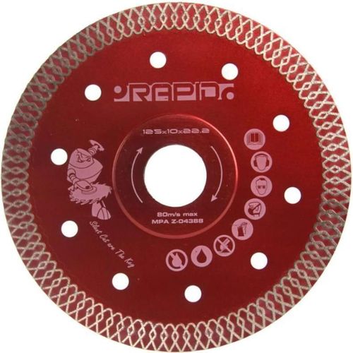 купить Набор головок, бит, насадок MAR-POL M08707 Алмазный диск Rapid Silent 125 x 14 мм в Кишинёве 