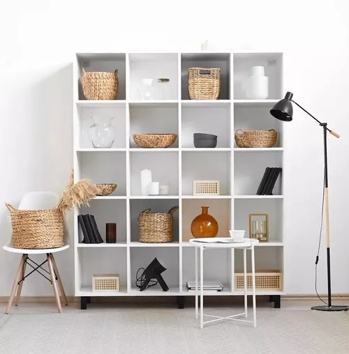 купить Офисный стеллаж Fabrik Home Albert белый ясень в Кишинёве 