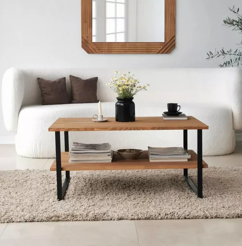 купить Журнальный столик Trendy Neta, Stejar 85x40x60cm в Кишинёве 