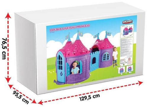 cumpără Complex de joacă pentru copii Pilsan 07964 Castel cu două turnuri (disponibil în 2 culori) în Chișinău 