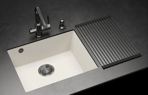 купить Сифон для кухонной мойки Helika-AquaSanita AQF-001V-T Graphite в Кишинёве 