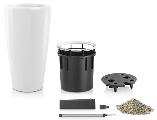 купить Цветочный горшок Lechuza Rondo Premium 40, Black Matt в Кишинёве 