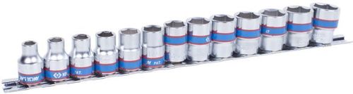 cumpără Set de tubulare, bite, duze King Tony 3513MR набор торцевых головок 6 гран. 7-19мм 3/8", 13 пр. în Chișinău 