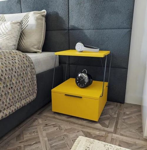 cumpără Noptieră Trendy Tekoba Galben, 42x52x41cm (GTR001533) în Chișinău 