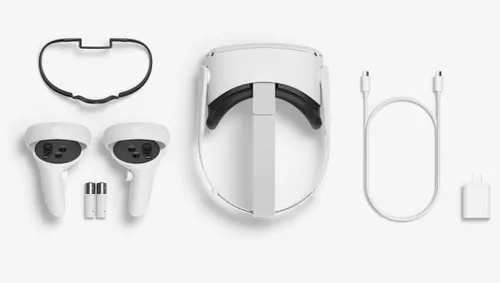 купить Очки виртуальной реальности Meta Oculus Quest 2 Advanced All-In-One VR Gaming, 256GB, White, US version в Кишинёве 
