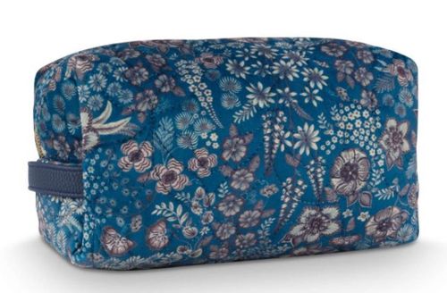купить Несессер/косметичка Pip Studio 51.274.279 Coco Cosmetic Bag Medium Quilted Daisy Dreams Blue 21.5x10x10.5cm в Кишинёве 