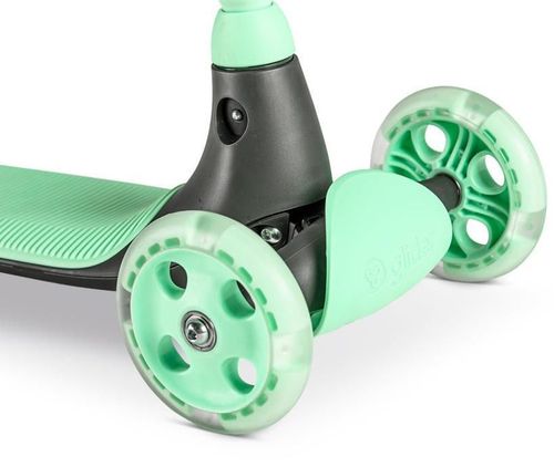купить Самокат Yvolution YV-101259 Y Glider Kiwi Green, cu 3 roti в Кишинёве 
