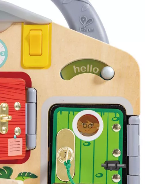 купить Головоломка Hape E1111 Placă de joc Închide și învață в Кишинёве 