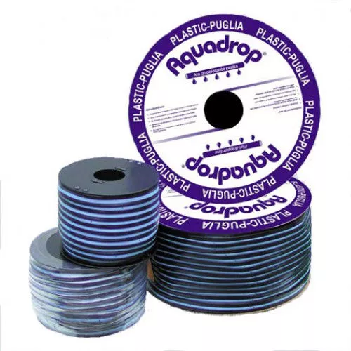 Bandă de picurare AQUADROP, 8 mil, D16mm /2,1l/h, 20cm, 2500m 