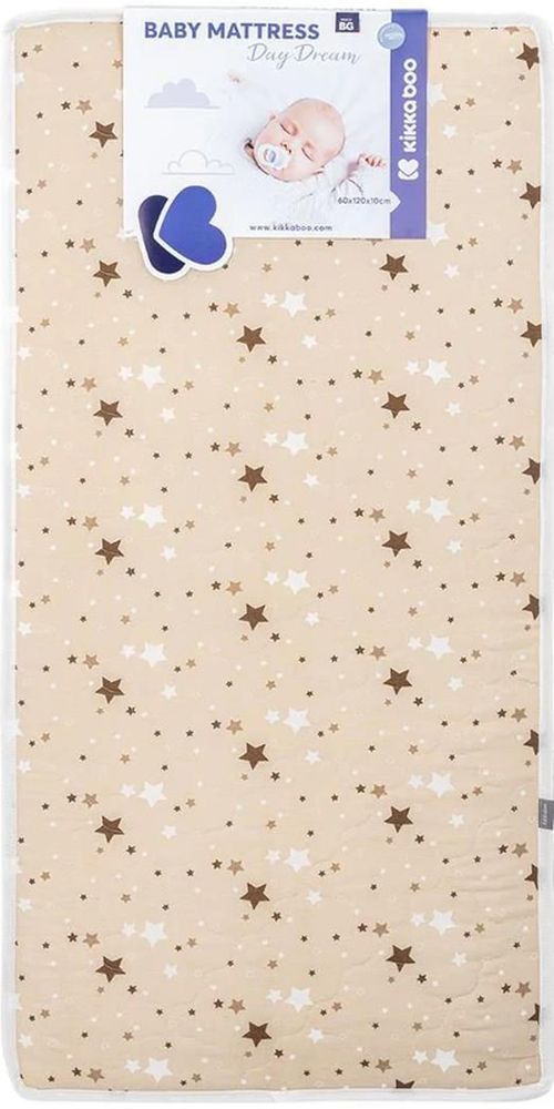 купить Детское постельное белье Kikka Boo 41107030052 Saltea pentru patut DayDream Stars Beige, 120x60x10 cm в Кишинёве 