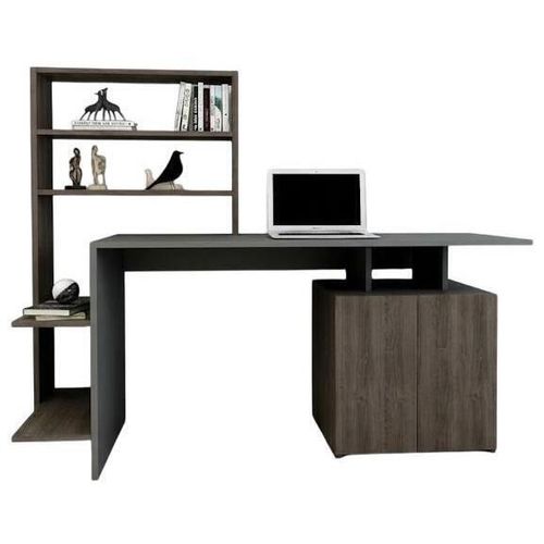 cumpără Masă de birou Trendy Melis, NucAntracit, 146x74x60cm în Chișinău 