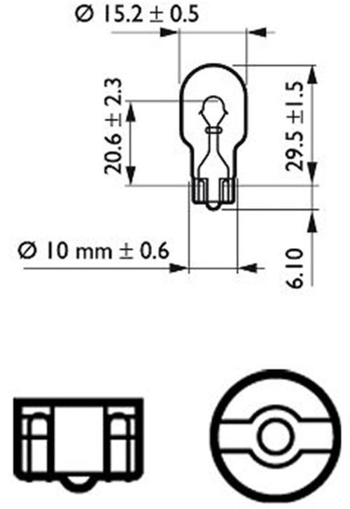 купить Автомобильная лампа Philips 12067CP в Кишинёве 
