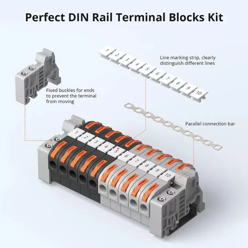 купить Щиток электрический Sonoff DIN Rail Wire Connectors 211 в Кишинёве 